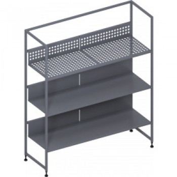 Стелаж овочевий (RAL 7016 ш.п) 1250х420х1400
